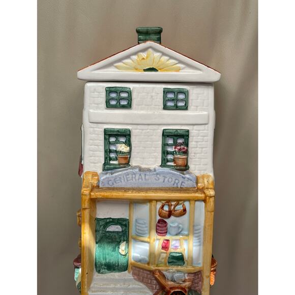 Vintage General Store Ceramic Cookie Jar - Picture 2 of 9